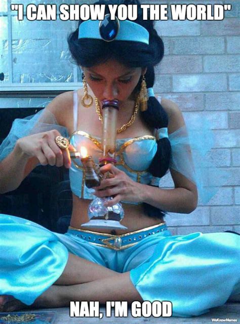 jasmine smoking a bong witchfucker