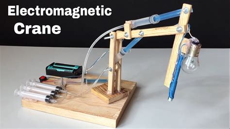 magnetic crane   good project   science electricity  meritnationcom