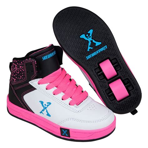 sidewalk sport kids  top girls skate lace  wheeled roller shoes ebay