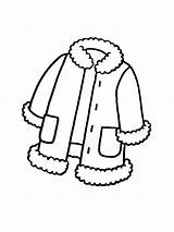 Clothes Winter Coloring Pages sketch template