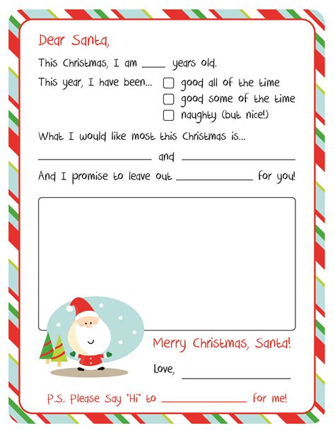 create magical holiday memories    printable letter  santa