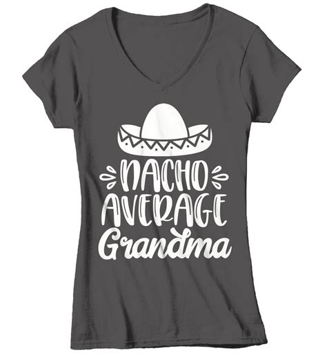 women s funny grandma t shirt nacho average grandma saying etsy