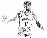 Kyrie Irving Nets Brooklyn sketch template