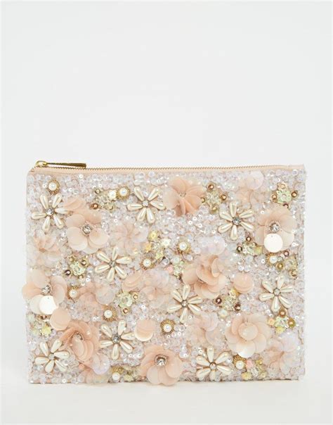 asos floral embellished clutch bag floral handbags floral clutches floral purse printed