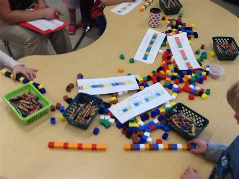 lesson plan graphing  unifix cubes  shapes  preschoolers