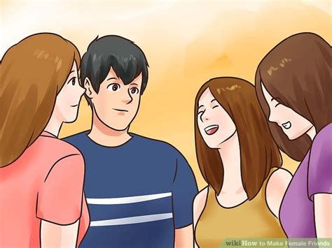 how to make female friends 14 steps with pictures wikihow