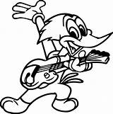Woody Woodpecker Coloring Wecoloringpage sketch template