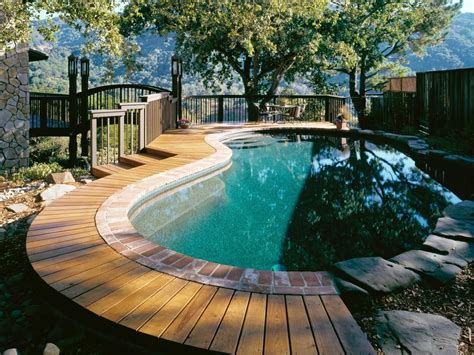 elegant pool deck ideas  inground pools