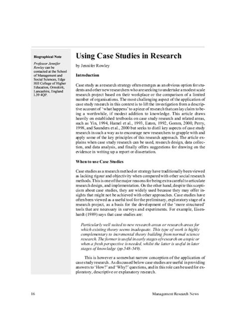 case studyinresearch