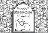 Eid Adha Mindfulness Mubarak Themumeducates sketch template