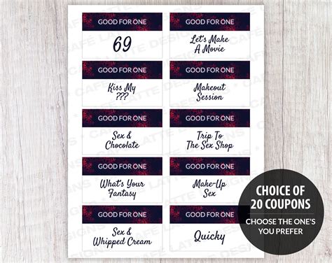 Christmas Sex Coupons For Him Love Sex Coupons For Men Sexy Etsy