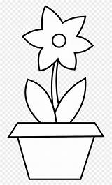Pot Clay Drawing Flower Clipartmag Clipart sketch template