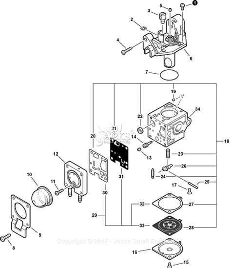 echo pb  sn   parts diagram  carburetor rb
