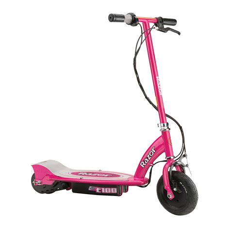 razor  motorized  volt electric scooter powered ride  kids pink walmartcom