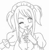 Lucy Heartfilia Coloring Pages Lineart Template Deviantart Search Again Bar Case Looking Don Print Use Find Top Templates sketch template