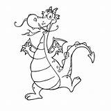 Dragon Pages Coloring Happy Printable Colouring Print Size Jolly sketch template