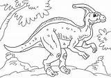 Parasaurolophus Dinosaur Coloring Pages Printable sketch template