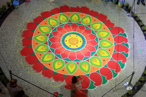 What Is Diwali Rangoli Popular Patterns And Designs Metro News