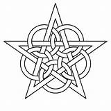 Pentagram Coloring Vector Fairy Shapes Choose Board Turbosquid Celtic sketch template