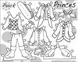 Paper Doll Coloring Pages Dolls Printable Clothes Template Puck Clothing Prince Templates Male Pixie Click Princes Pair Two Paperdolls Popular sketch template