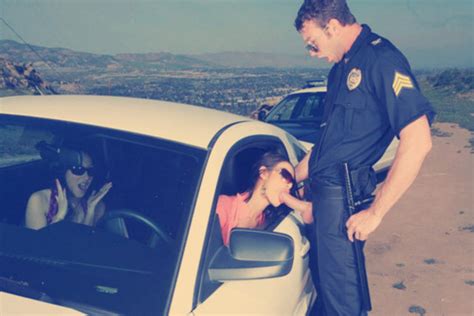 female cop blowjob 51717 woman leaning out her car driver