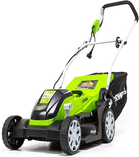 Greenworks 9 Amp 14 Inch Corded Electric Lawn Mower