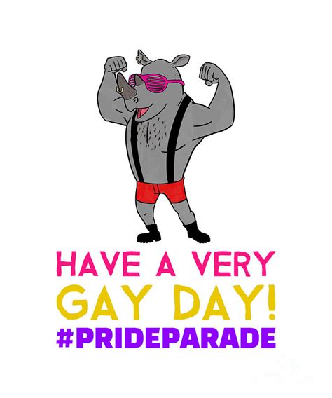 lgbtq pride parade sexy muscled rhino funny lgbt t gay lesbian