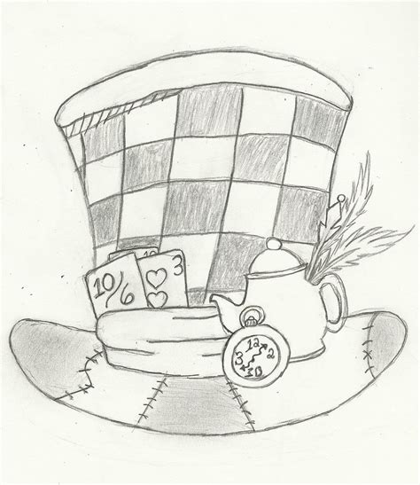 easy doodles drawings simple doodles sketches easy mad hatter