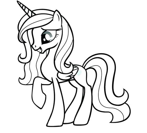 twilight   pony coloring pages  getcoloringscom