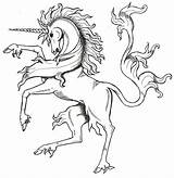Unicorn Medieval Drawing Coloring Pages Tana San Fantasy Deviantart Mythical Mystical Colouring Legend Myth Stress Coloriage Head Advanced Detailed Drawings sketch template