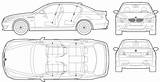 Blueprints Bmw M5 E60 Car Sketch Sedan 2005 3d Sketchup Gif Modeling sketch template