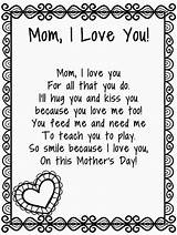 Mothers Poem Verses Mums Mamma Alliteration sketch template