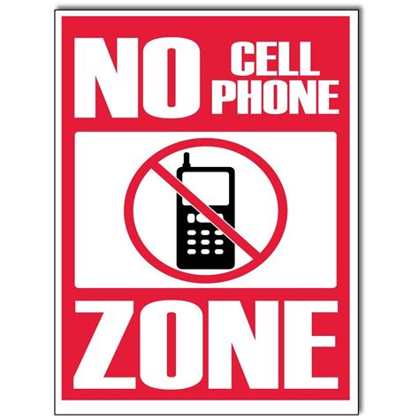 printable  cell phone sign   printable  cell