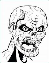 Coloring Scary Pages Monster Creepy Mummy Adults Horror Face Dad Another Ancient Printable Print Human Clown Mom Color Drawing Getcolorings sketch template