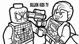Lego Superman Coloring Pages Getdrawings sketch template
