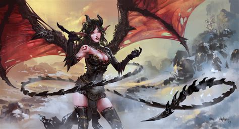 female demon wallpaper wallpapersafari