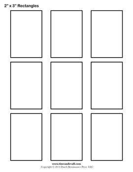 rectangle templates tims printables templates printable