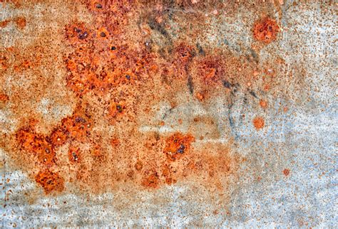 red rust metal background