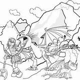 Astrid Coloring Sketch Viking sketch template