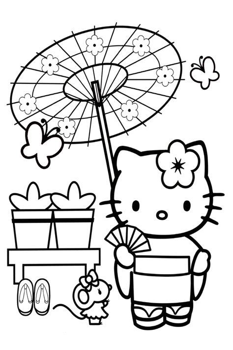 kitty coloring pages printables ideas  kitty coloring