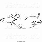 Dog Wiener Coloring Pages Clipart Cartoon Weiner Fat Vector Clipground Getcolorings Color Getdrawings sketch template