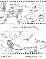 Jonah Whale Coloring Pages Bible Story Activities Activity Children School Kids Sheets Sunday Printable Preschool Craft Worksheets Sequencing Worksheet Stories sketch template