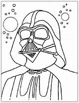 Vader Darth Mask Coloring Getcolorings sketch template