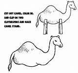 Camel Camels Recortables Basteln Clothespins Bibelgeschichten Printabletemplates sketch template