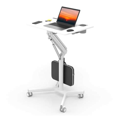 buy joy worker portable laptop desk  standing rolling desk