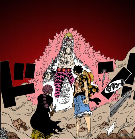 One Piece Chapter 790 Luffy Vs Doflamingo Color By