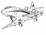 Airplane Coloring Pages Kids Realistic Plane Airplanes Printable Jet Drawing Print Outline Aircraft Coloring4free Easy Color Cliparts Sheets Simple Getdrawings sketch template