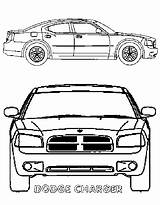 Coloring Pages Dodge Cars Cummins Printable Logo Template Colouring Village Activity sketch template
