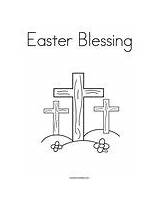 Coloring Easter Blessing Template Worksheet Change Style sketch template