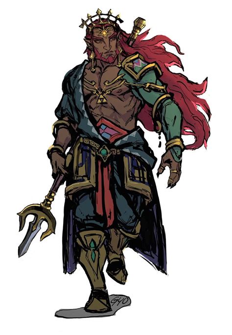 and so proud king ganondorf embarked on his long journey to hyrule